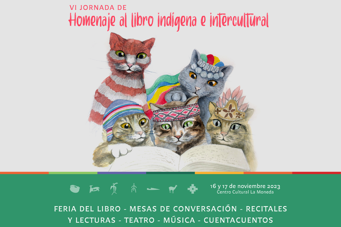 Homenaje al Libro Indígena e Intercultural se realiza en Centro Cultural La Moneda