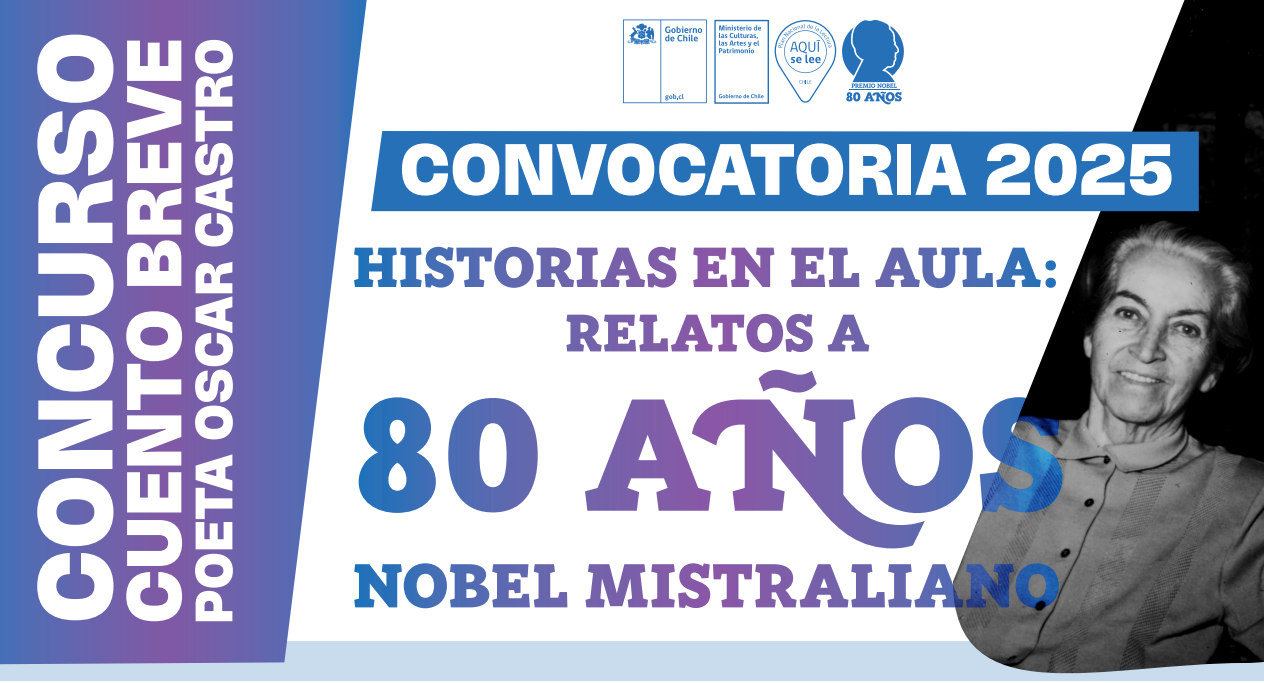 —[Extensión plazo de la convocatoria hasta 8 de julio] — Plan de la Lectura de la región de O’Higgins lanza una nueva convocatoria del Concurso de Cuento Breve Poeta Óscar Castro