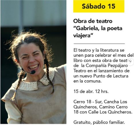 Obra de teatro: Gabriela, la poeta viajera